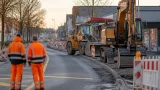 Neusser Landstraße (B9) in Worringen: Bauarbeiten gehen in Abschnitt 2B, Wechsel in letzten Abschnitt Mitte November geplant