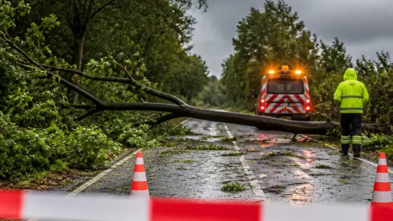 Herbststurm Luise: Bäume und Straßen im Rhein‑Erft‑Kreis beschädigt, Landstraße gesperrt