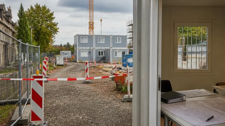 Stadt hebt Vergabeverfahren für Übergangs‑Feuerwache auf – 26,5 Millionen Euro für Containerlösung vorgesehen